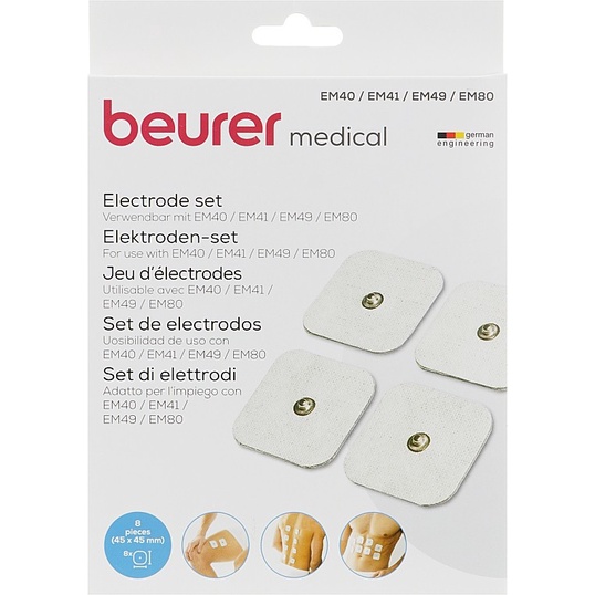 BEURER Electrode EM-49 Pad EMS / Pads Tens EM49 - isi 8 pcs Erin MI