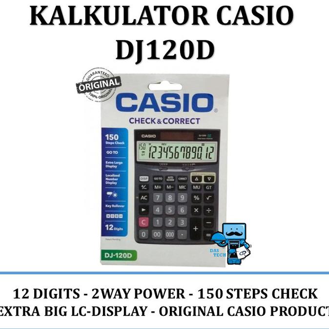 

Kalkulator Casio DJ120D Original