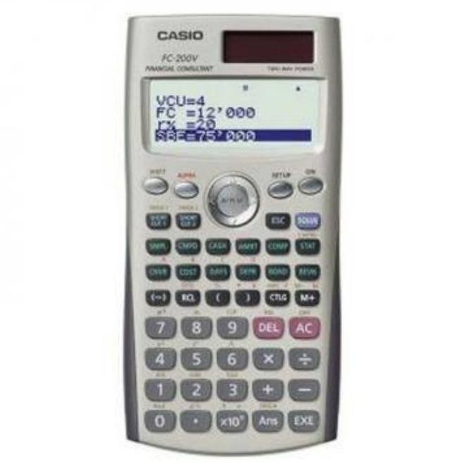 

CASIO FINANCIAL CALCULATOR FC 200 V KALKULATOR KEUANGAN