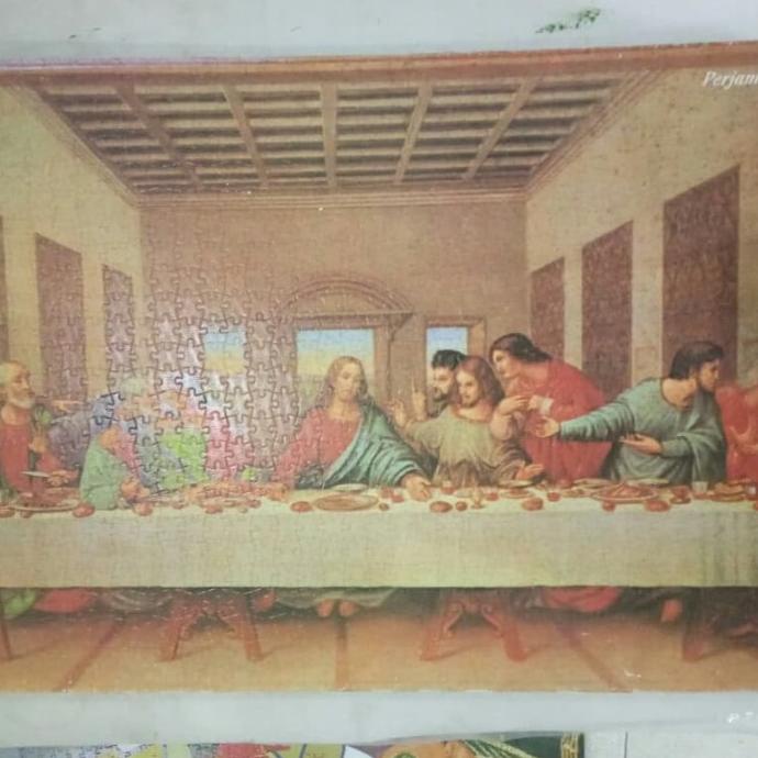 Jigsaw Puzzle The Last Supper 1000 Pcs Tomax Glow In The Dark