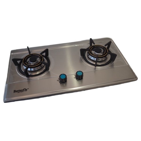 Kompor Gas Tanam Built In Hob Butterfly Stainless Steel