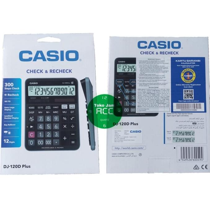 

Kalkulator Casio DJ-120D plus