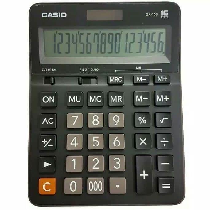

original kalkulator calculator meja office casio gx-16n gx16b garansi