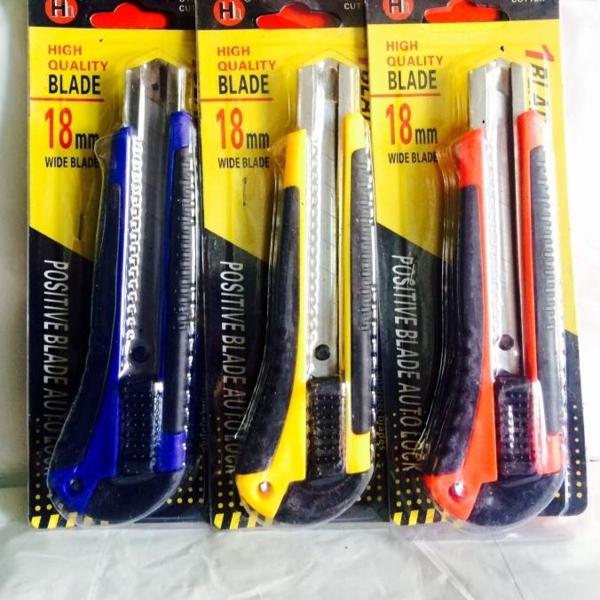

okt Cutter Pisau Pemotong kertas Besar 18mm Random