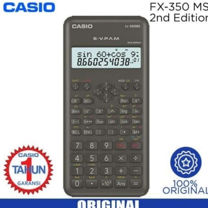 

CASIO FX-350MS 2ND EDITION KALKULATOR ILMIAH / CALCULATOR SCIENTIFIC