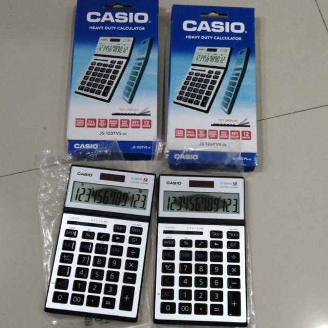 

CASIO KALKULATOR JS 120 TVS CALCULATOR