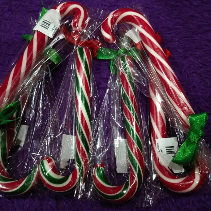 

Kuntistore_26 // Candy Cane ( Permen Tongkat Natal) 6Pcs Tinggi 15Cm Original