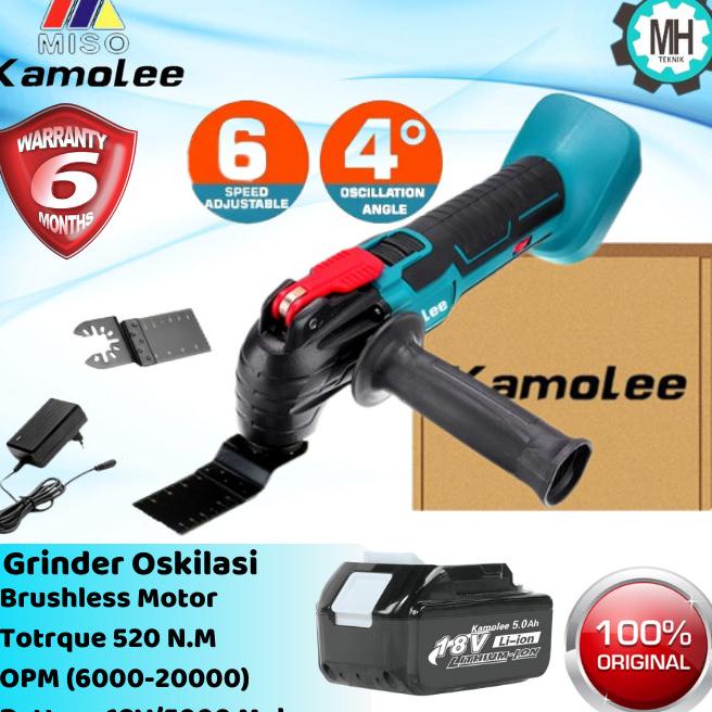 KAMOLEE MESIN OSKILASI (CORDLESS OSKILASI) 18 Volt Top