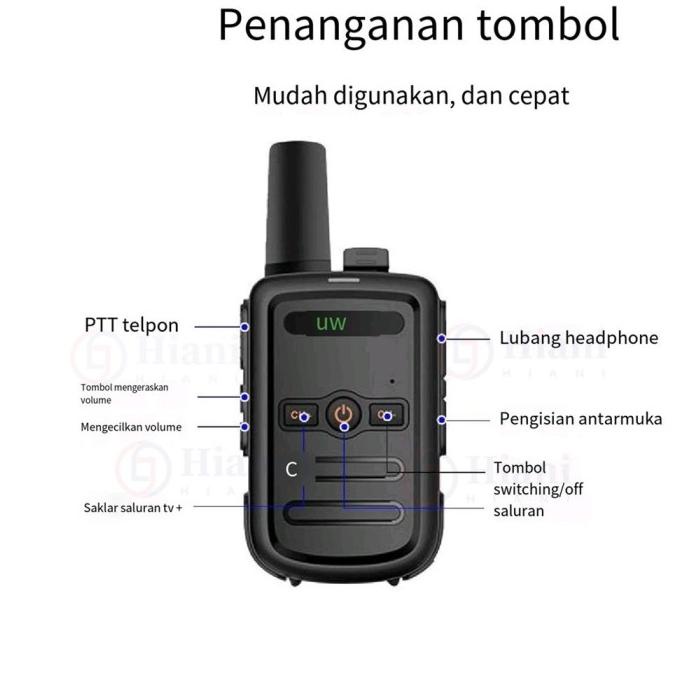 HT WLN C51 mini walkie talkie