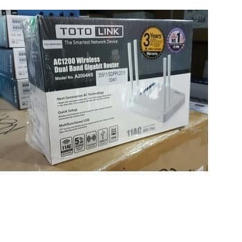Totolink Ac 1200,Router Gigabit A2004NS