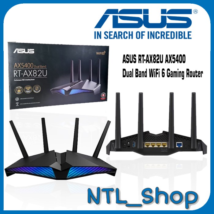 ASUS RT-AX82U AX5400 Dual Band WiFi 6 Gaming Router