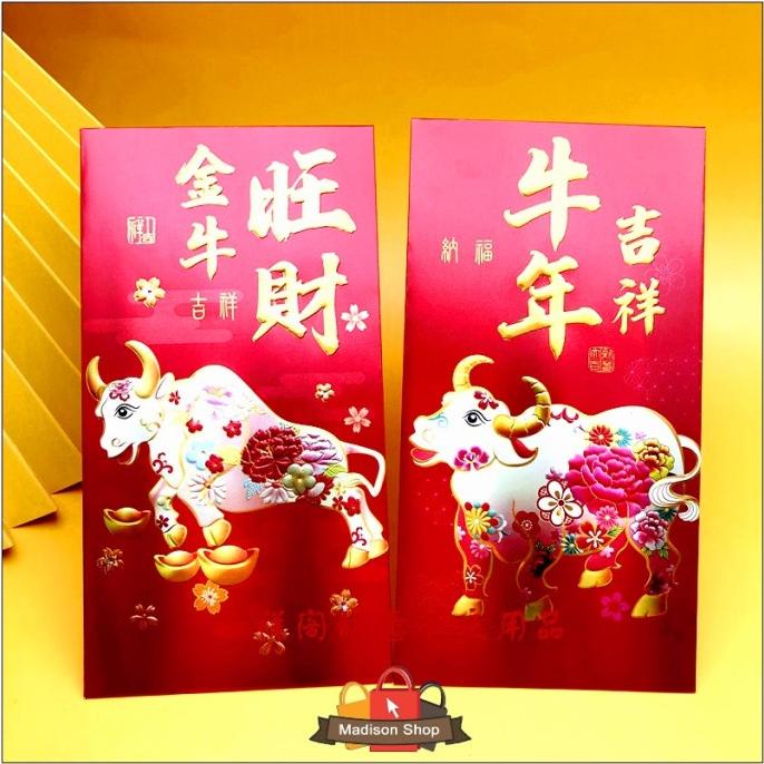 

{ Dragombol_Official } Angpao Imlek Hologram Murah Ampao Merah Emas Ampau Kerbau Grosir Terbaik