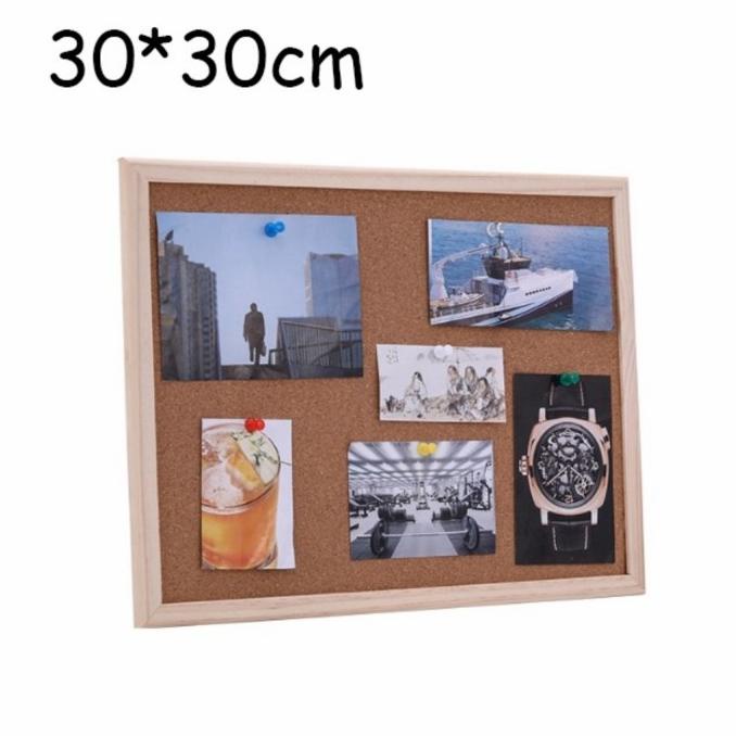 

Daiso Cork Board 30x30cm Papan Tempel Gabus