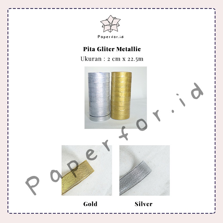 

Pita Glitter 2cm / Pita Metallic 2cm