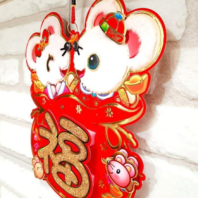 

Gantungan Tikus Bulu Kantong Duid Dekorasi Hiasan Fu Hoki Imlek Murah Berkualitas