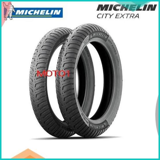 (PAKET) BAN MICHELIN CITY EXTRA 70/90-17 DAN 80/90-17 TUBELESS - IMPO