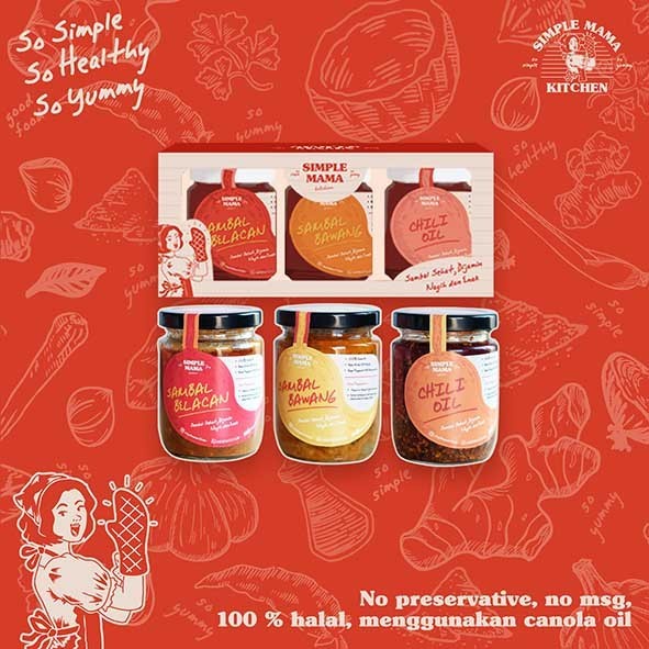 

Terbaru !!! The Sambal Bundling By Simple Mama Kitchen Ready