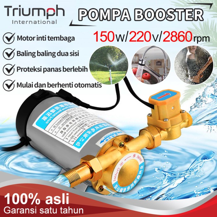 Terbaru Rumah Tangga Keran Pompa Shower Booster Otomatis /Pompa Air Otomatis Promo Terlaris