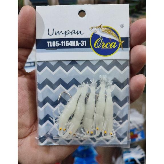Umpan Udang orca isi 5 Dapat nyala terkena Cahaya