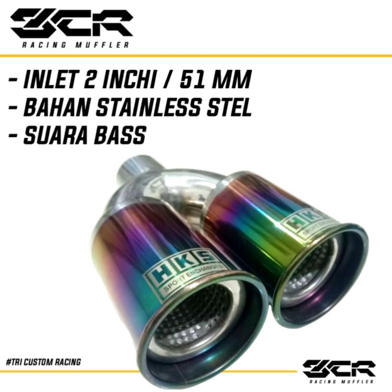 Knalpot Mobil HKS SOUS PELANGI CABANG DUA