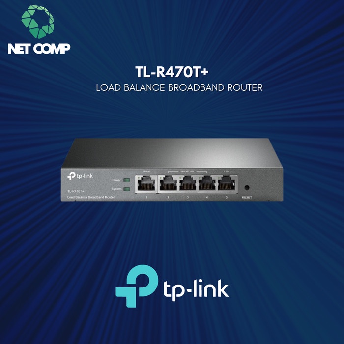 TP-LINK TL-R470T+ LOAD BALANCE BROADBAND ROUTER