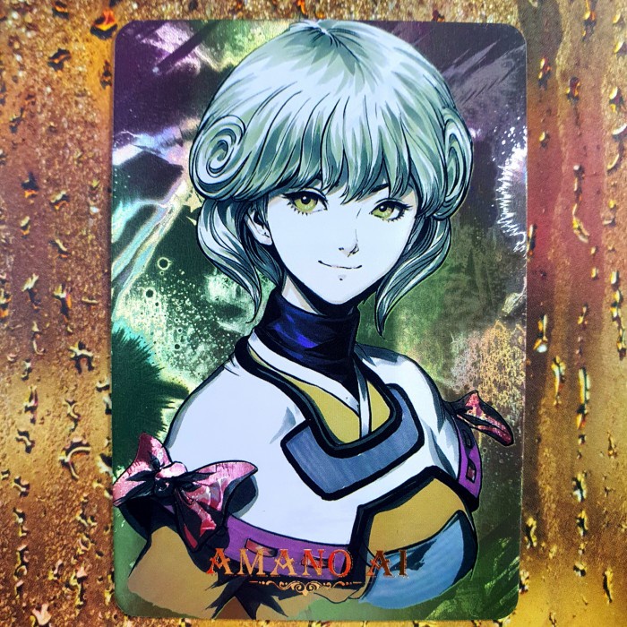 kartu anime komik terkenal - amano ai 3d aura hologram super rare rerekeke85