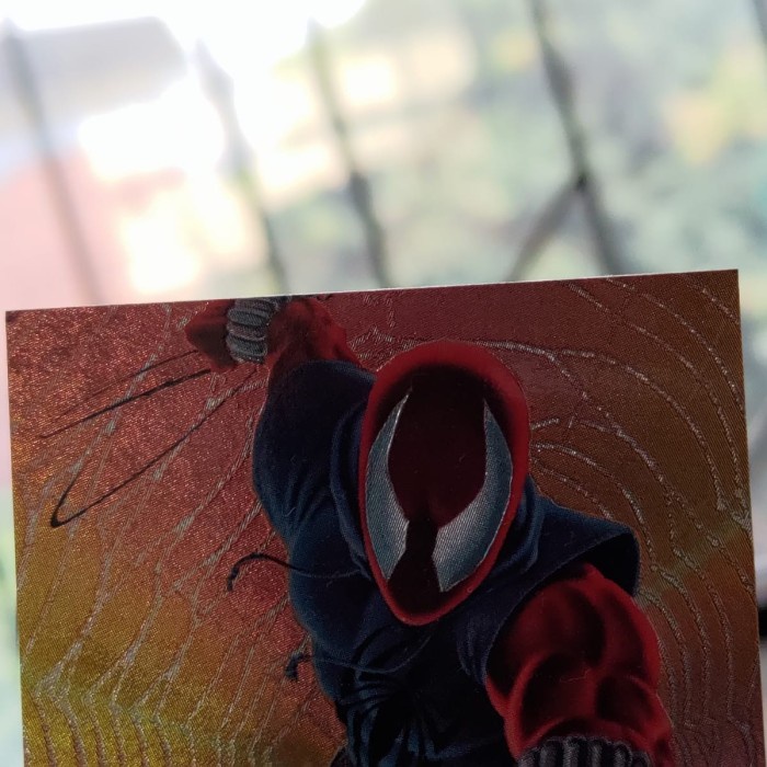kartu marvel metal 1995 spider-man spiderman scarlet spider terbaik rerekeke85