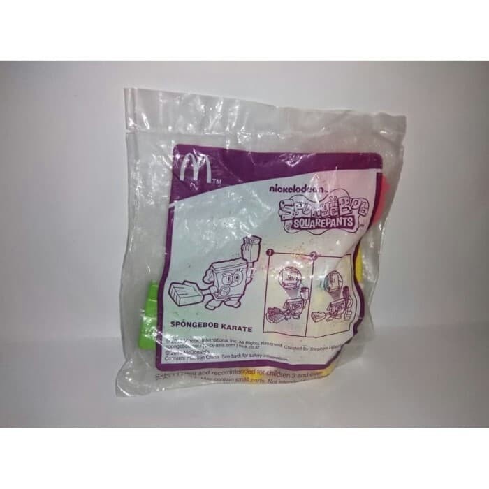 spongebob karate - spongebob squarepants happy meal mc donalds - rare rerekeke85