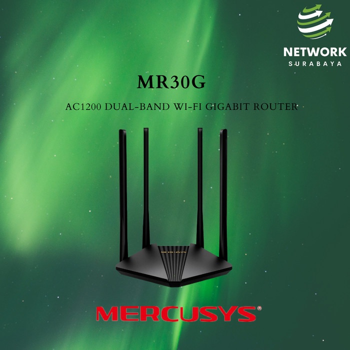 MERCUSYS MR30G AC1200 Wireless Dual Band Gigabit Router