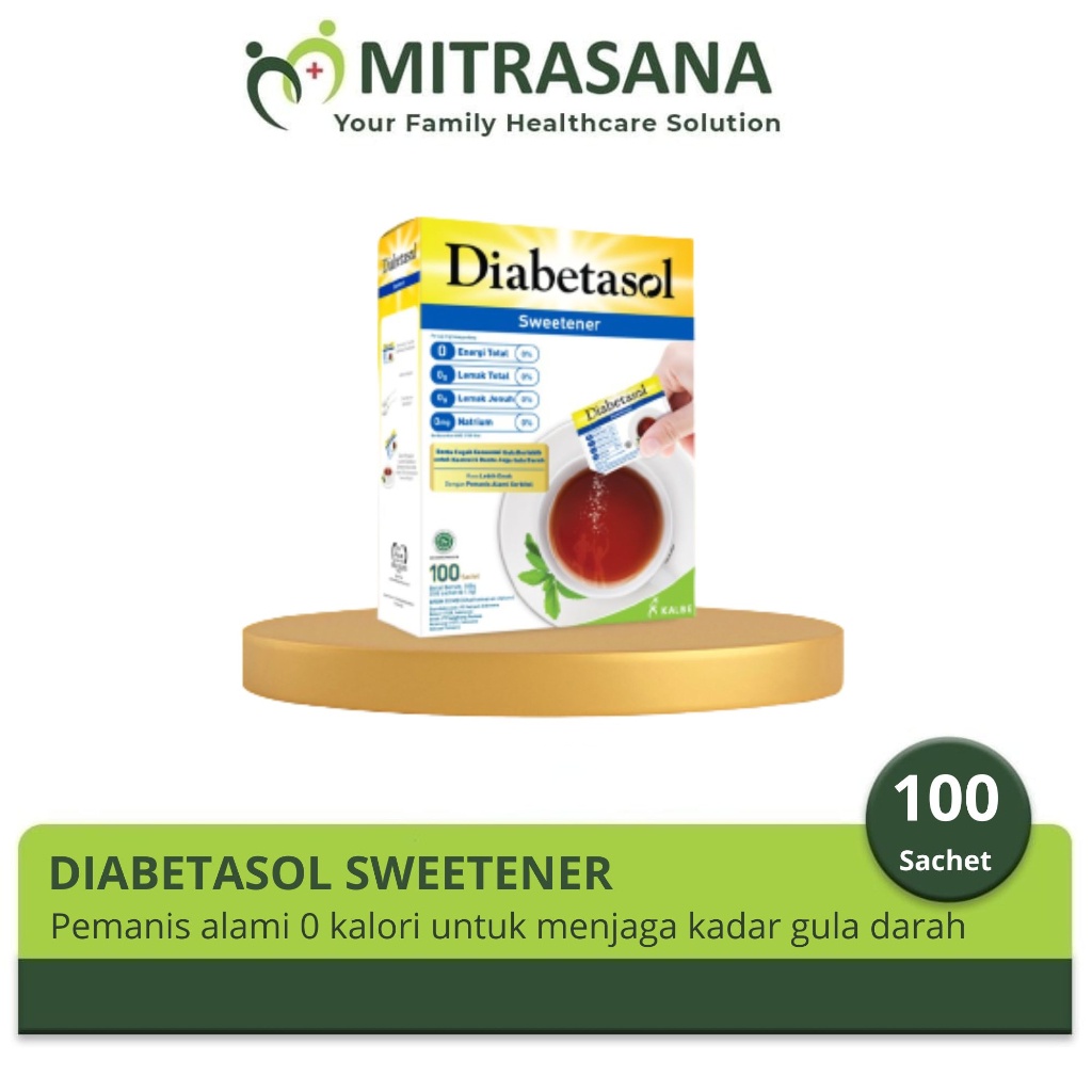 

Diabetasol Sweetener No Calories 100 Sachet
