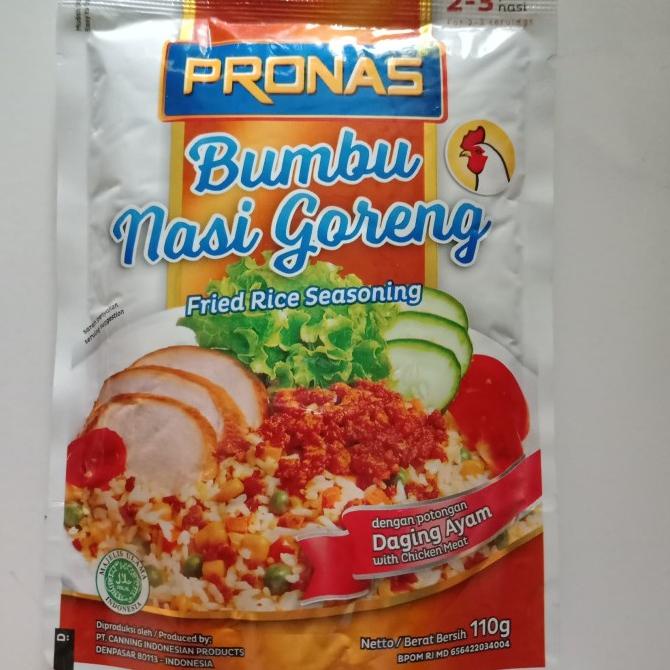 

Bumbu Nasi Goreng Pronas/Pronas Fried Rice Seasoning 110 Gr