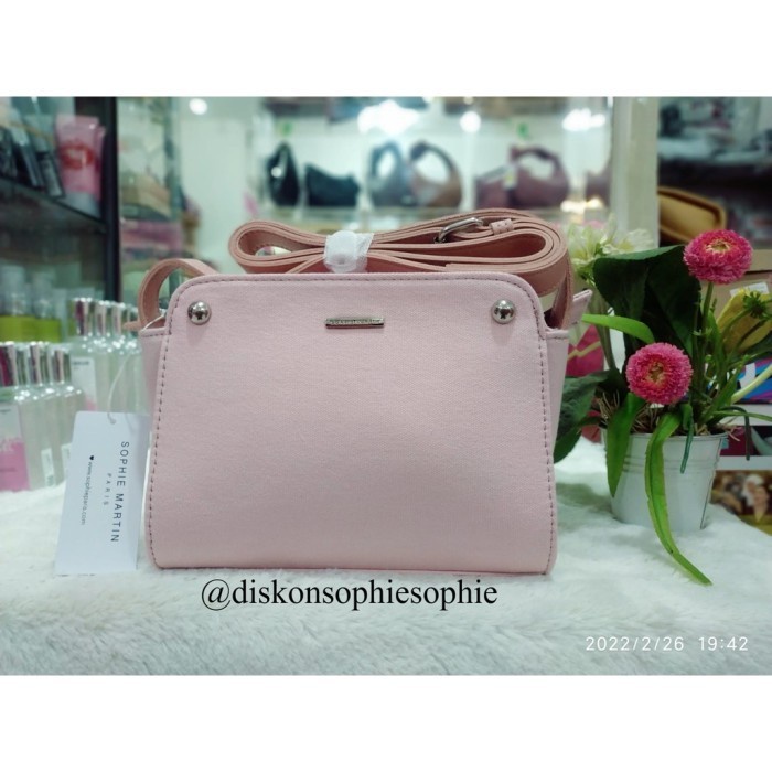 Tas Selempang Wanita Lionia pink T8564P3 Sophie Martin Original ORIGINAL 100%