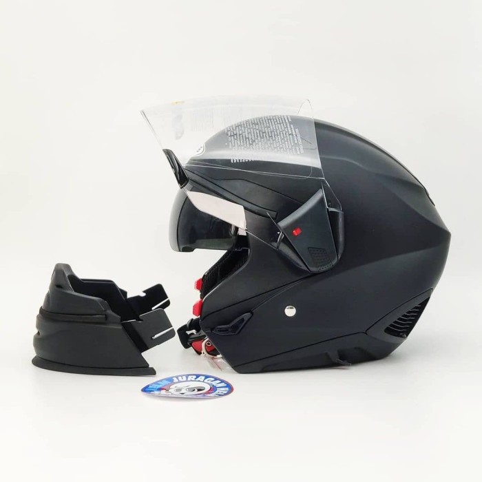 Zeus Zs611C - Matt Black Z611C Helm Modular