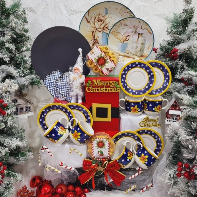 

Terlarisss - Paket Dekorasi Hampers Natal Christmas Parcel Hadiah Kue Kering 294 - Langsung Kirim