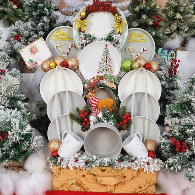 

Terlarisss - Paket Dekorasi Hampers Natal Christmas Parcel Hadiah Kue Kering 226 - Langsung Kirim