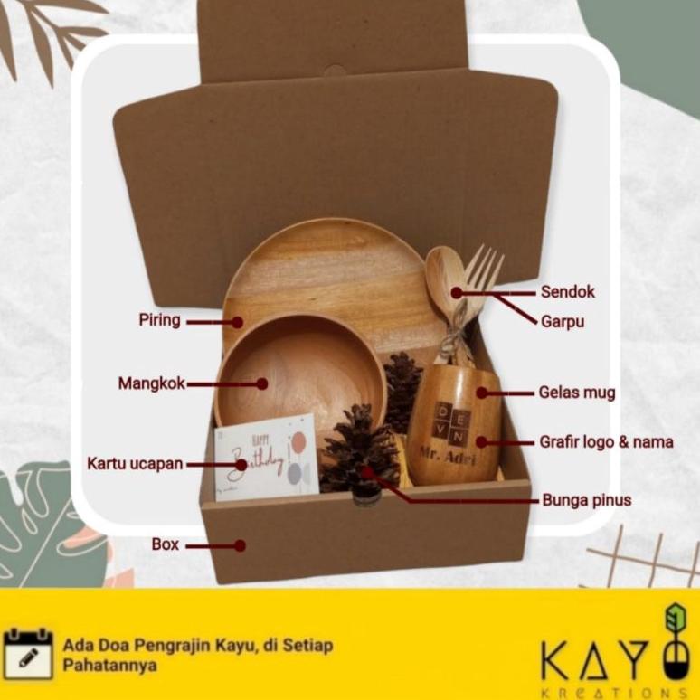

[Terbaru] Hampers Kado Ulang Tahun Untuk Guru Lebaran Natal Wedding Tukar Kado Paket Alat Makan Kayu Unik Aesthetic Kekinian Kualitas Kayu Terbaik Murah