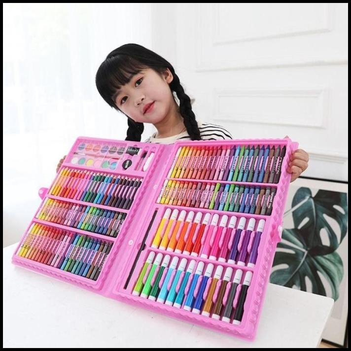 

GRATIS ONGKIR CRAYON ANAK SET ISI 168 PCS / ALAT LUKIS ANAK SET PENSIL WARNA CRAYON !!!!