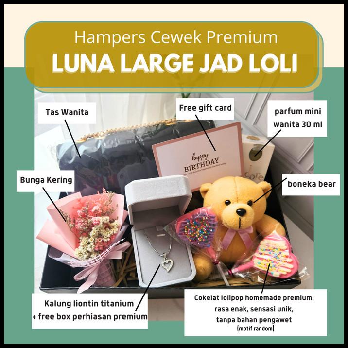 

DISKON HAMPERS CEWEK KADO ULANG TAHUN LUNA LARGE JAD LOLI GIFT BOX PACAR !!!!!!