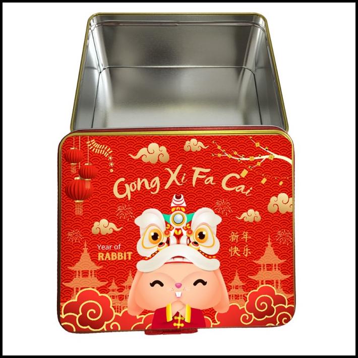 

TERMURAH KALENG KOTAK IMLEK BOX HAMPERS CNY CHINESE NEW YEAR SHIO KELINCI