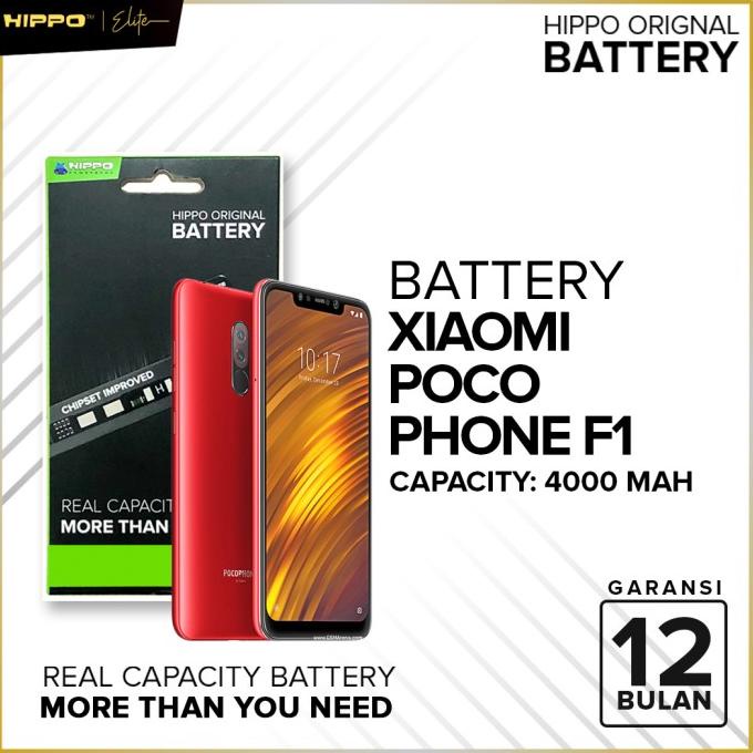 Hippo Baterai Xiaomi Poco Phone F1 BM4E 4000mAh Original Garansi Resmi