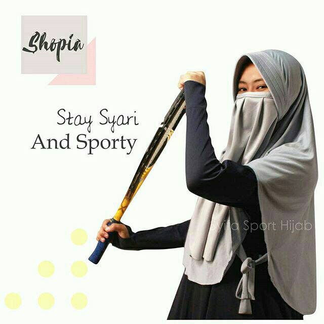 Kerudung Olahraga Syari Hijab Sport Syari