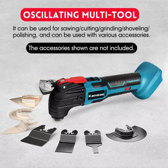 Kamolee-Mesin Multi Oskilasi-Alat Pemotong DTM51/Cordless Oskilasi+Bat -Lulas G