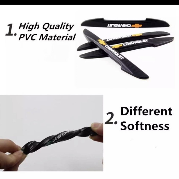 Door Guard Pelindung Pintu Mobil Motif Carbon Logo Daihatsu Rocky Ready