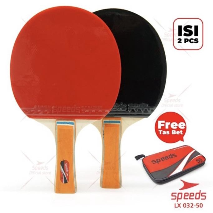Bet Tenis Meja / Bet Pingpong Speeds Isi 2 Lx032-50 Terbaik