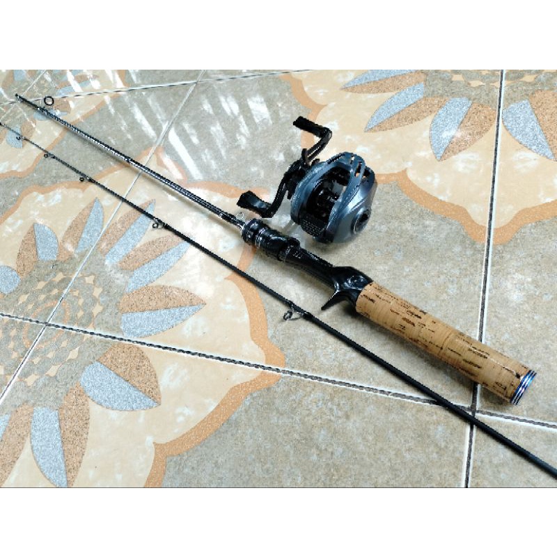 1 set joran casting(Cha teng) carbon solid&reel bc haiwei