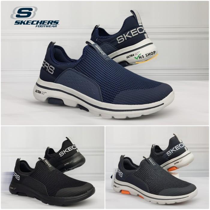 TERLARIS - SEPATU PRIA SLIP ON SKECHERS / SKETCHERS GOWALK 3 MEN SALUR