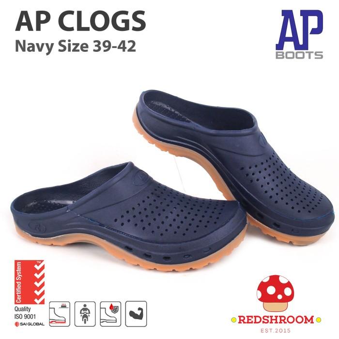 TERLARIS - SANDAL SLOP AP CLOGS - SANDAL AP BOOTS KARET ANTI SLIP
