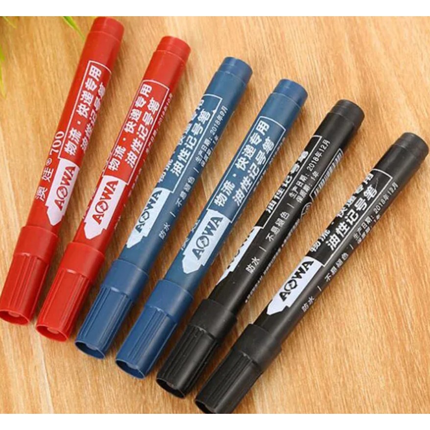 

Spidol Permanet Marker Hitam Biru Tinta Refillable