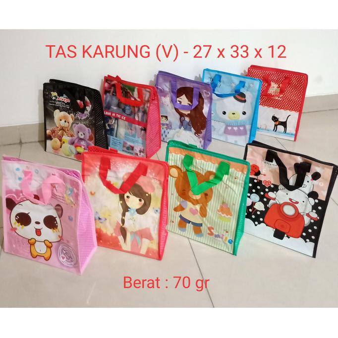 

((((()paling dicari] Karung Plastik (V) 27x33x12 Laundry Shop Souvenir Ultah Goodie Bag