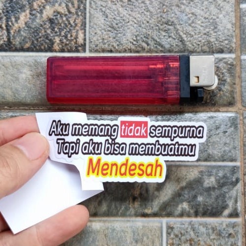 

Terlaris - Stiker Aku Memang Tidak Sempurna Humor Lucu Viral Motor Plesetan FYP